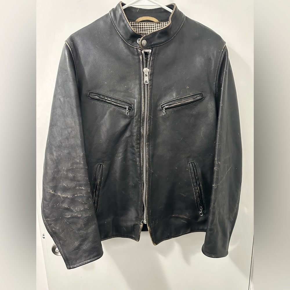 EUC- Schott Perfecto PER41 Cowhide Cafe Racer Jacket (S)